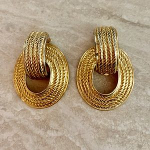 Givenchy clip two piece earrings